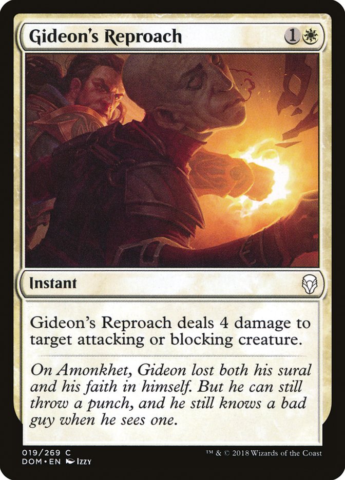 Dominaria #19 Gideon's Reproach