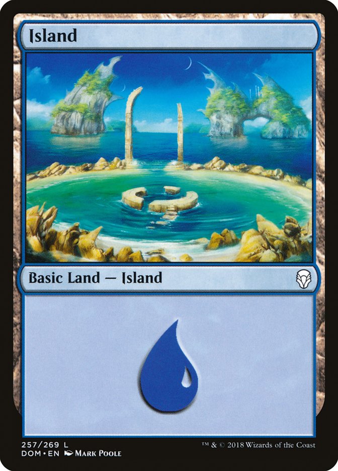 Dominaria #257 Island (257)