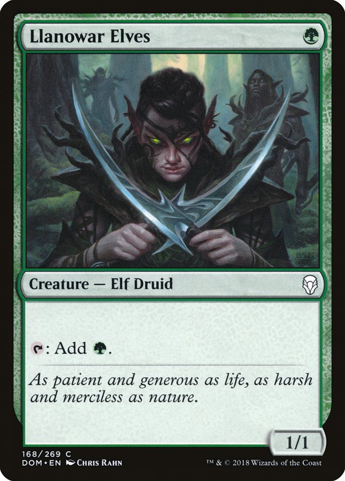 Dominaria #168 Llanowar Elves