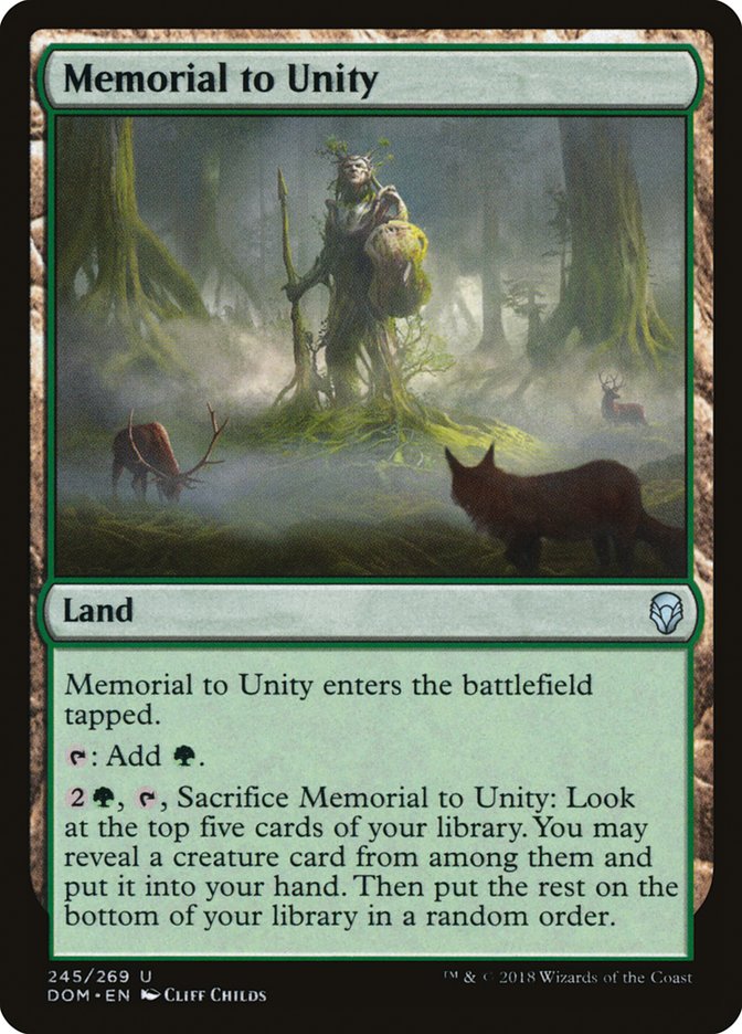 Dominaria #245 Memorial to Unity