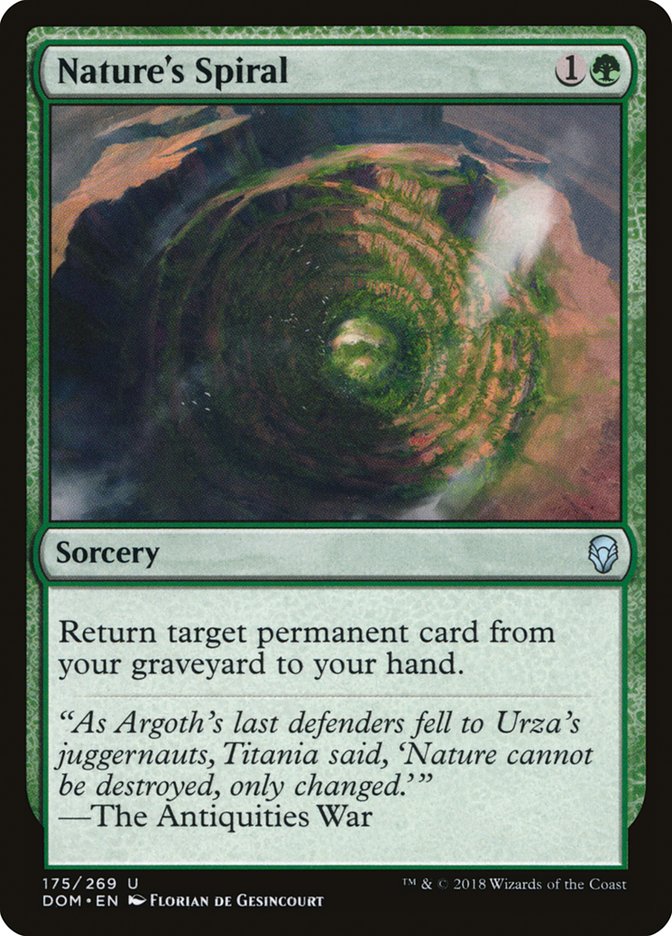 Dominaria #175 Nature's Spiral