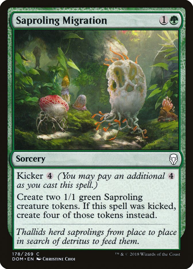 Dominaria #178 Saproling Migration