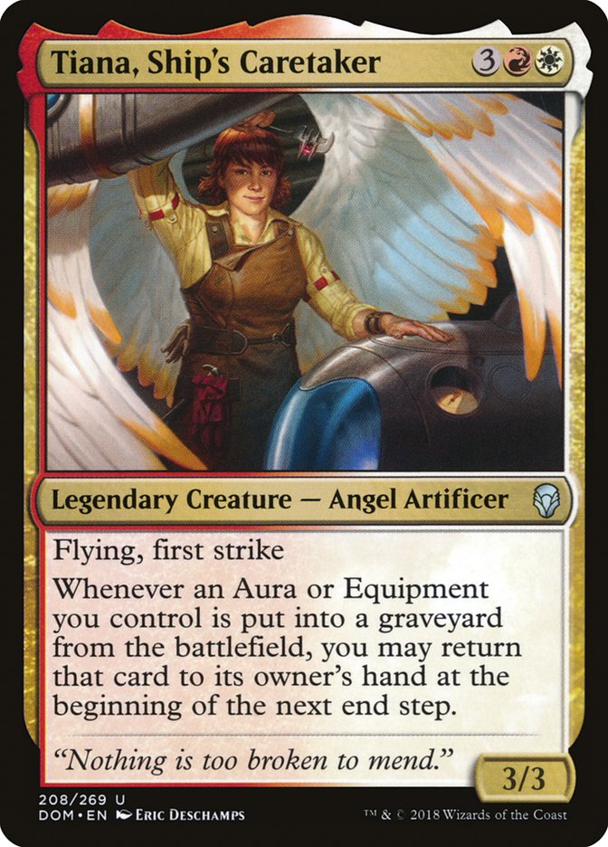 Dominaria #208 Tiana, Ship's Caretaker