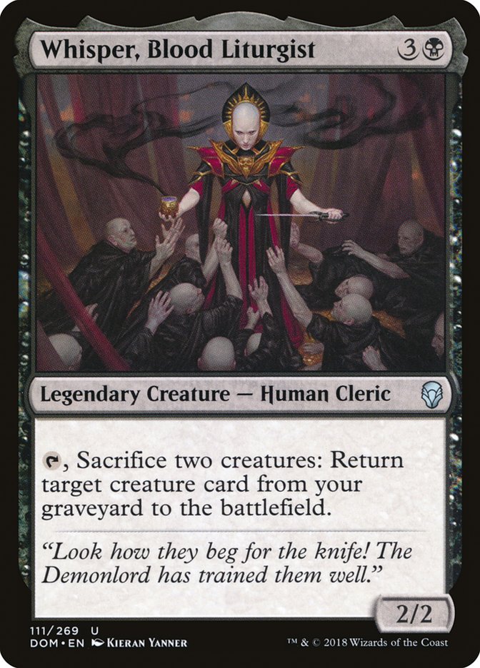 Dominaria #111 Whisper, Blood Liturgist