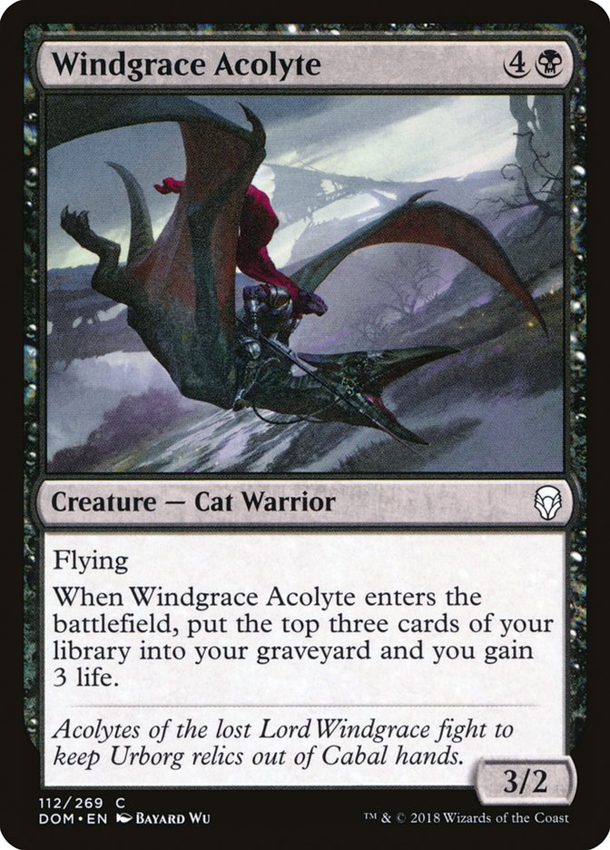 Dominaria #112 Windgrace Acolyte