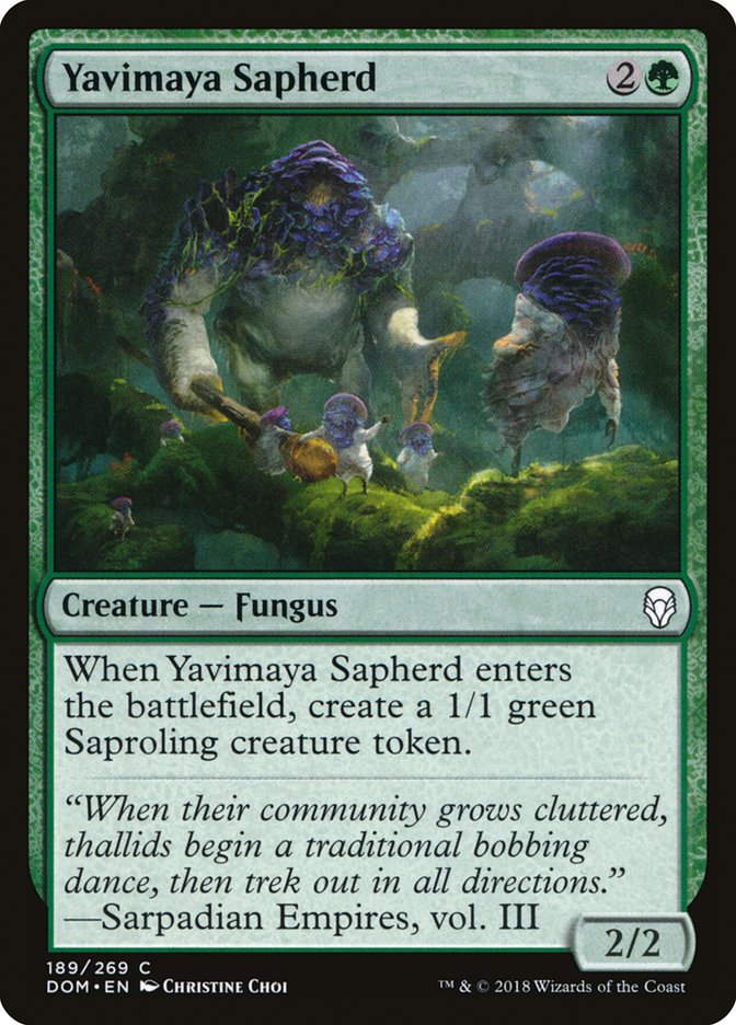 Dominaria #189 Yavimaya Sapherd