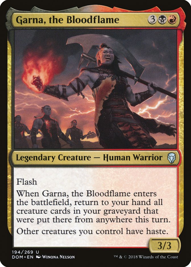 Prerelease Cards #194 Garna, the Bloodflame