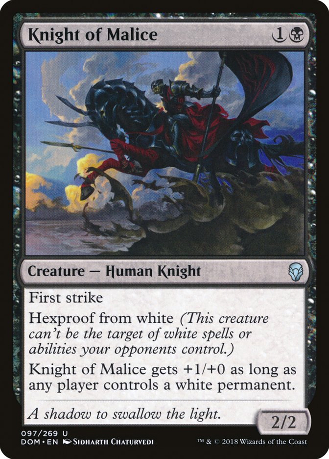 Dominaria #97 Knight of Malice