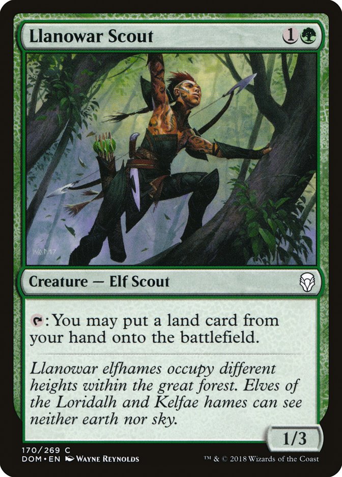 Dominaria #170 Llanowar Scout