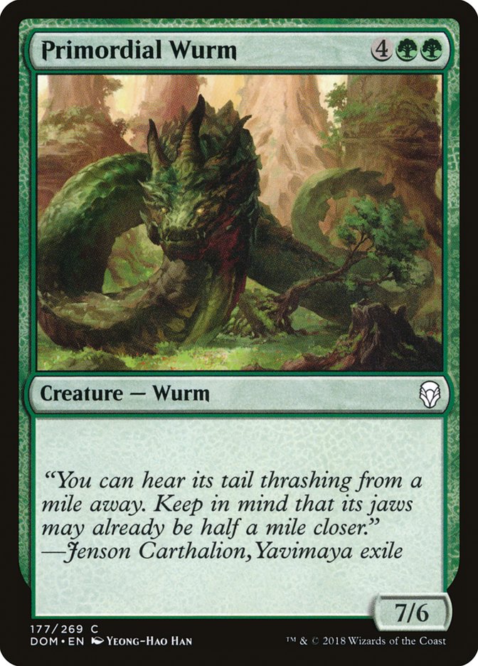 Dominaria #177 Primordial Wurm
