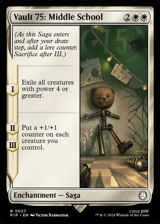 Universes Beyond: Fallout #27 Vault 75: Middle School