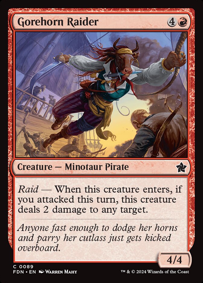 Foundations #89 Gorehorn Raider