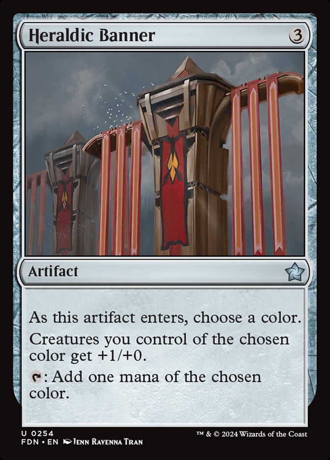 Foundations #254 Heraldic Banner