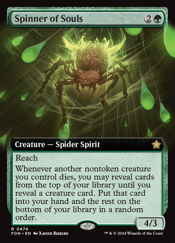Foundations #474 Spinner of Souls (Extended Art)