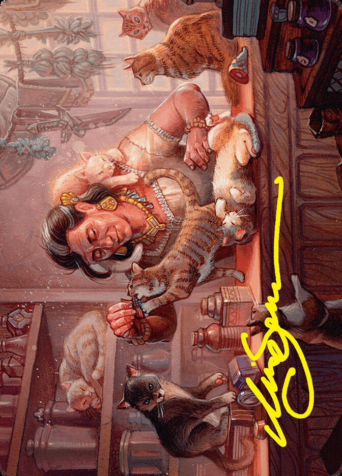 Art Series: Adventures in the Forgotten Realms #51 Long Rest Art Card (Gold-Stamped Signature)