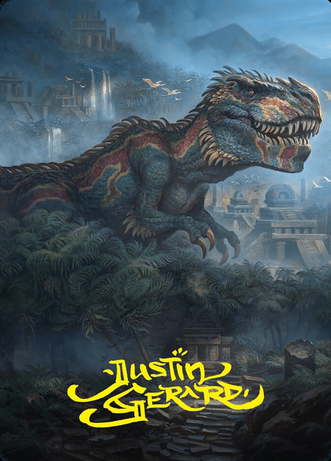 Art Series: Foundations #41 Ghalta, Primal Hunger Art Card (41/54) (Gold-Stamped Signature)