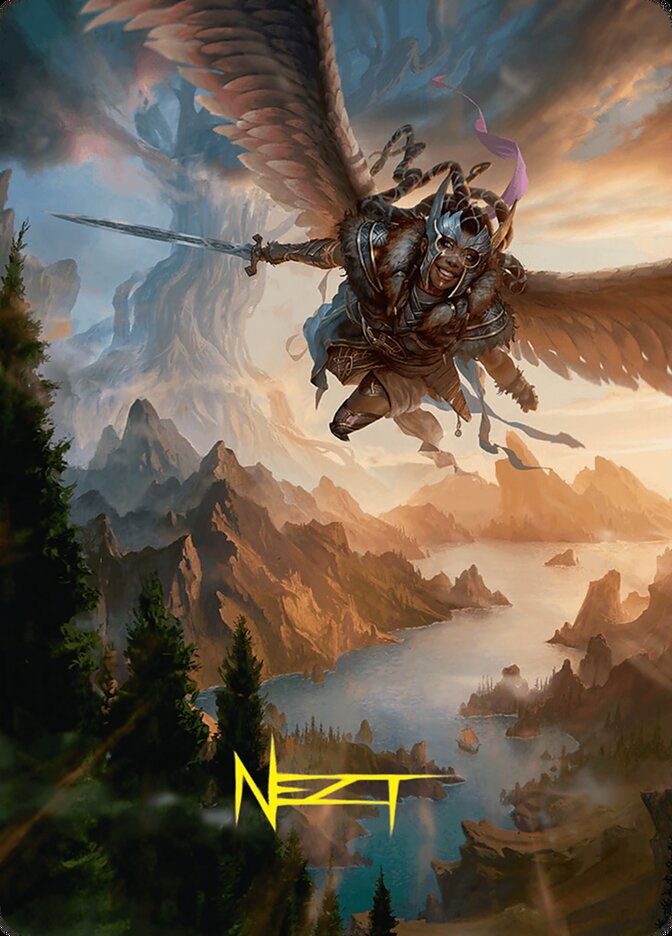 Art Series: Foundations #28 Youthful Valkyrie Art Card (28/54) (Gold-Stamped Signature)