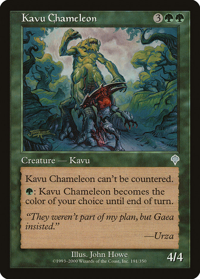 Invasion #191 Kavu Chameleon