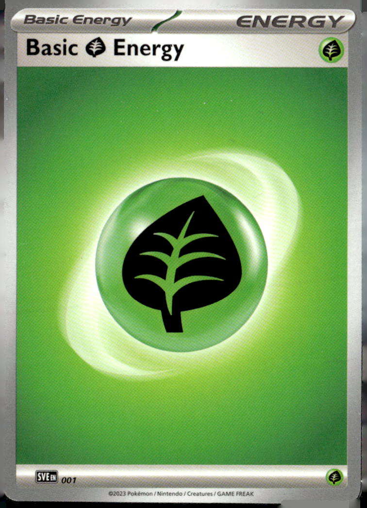 SVE: Scarlet & Violet Energies #001 Basic Grass Energy