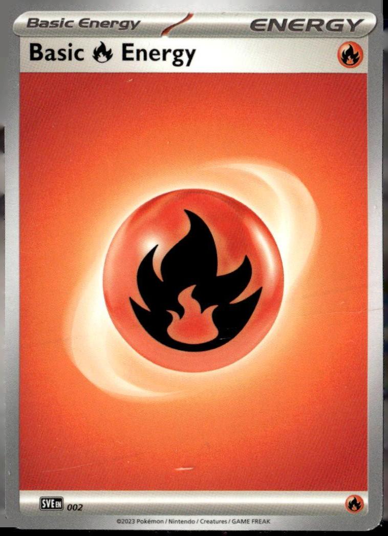SVE: Scarlet & Violet Energies #002 Basic Fire Energy