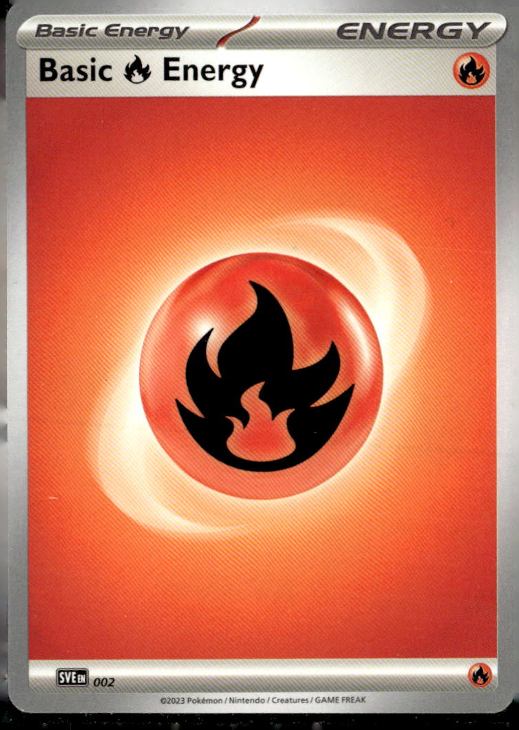 SVE: Scarlet & Violet Energies #002 Basic Fire Energy