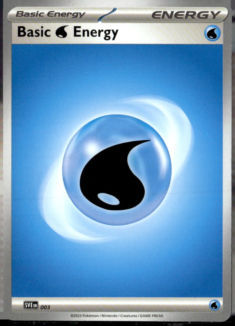 SVE: Scarlet & Violet Energies #003 Basic Water Energy