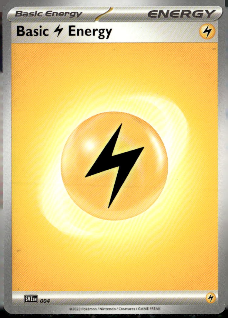 SVE: Scarlet & Violet Energies #004 Basic Lightning Energy