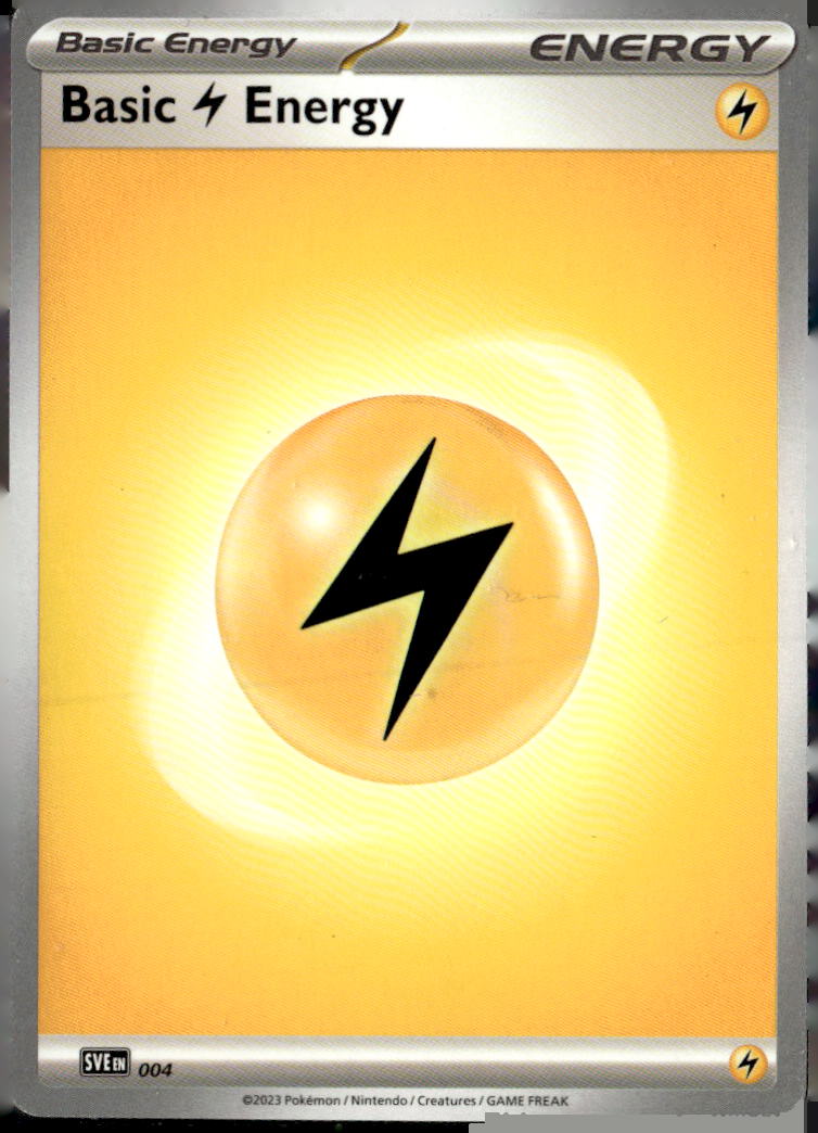 SVE: Scarlet & Violet Energies #004 Basic Lightning Energy