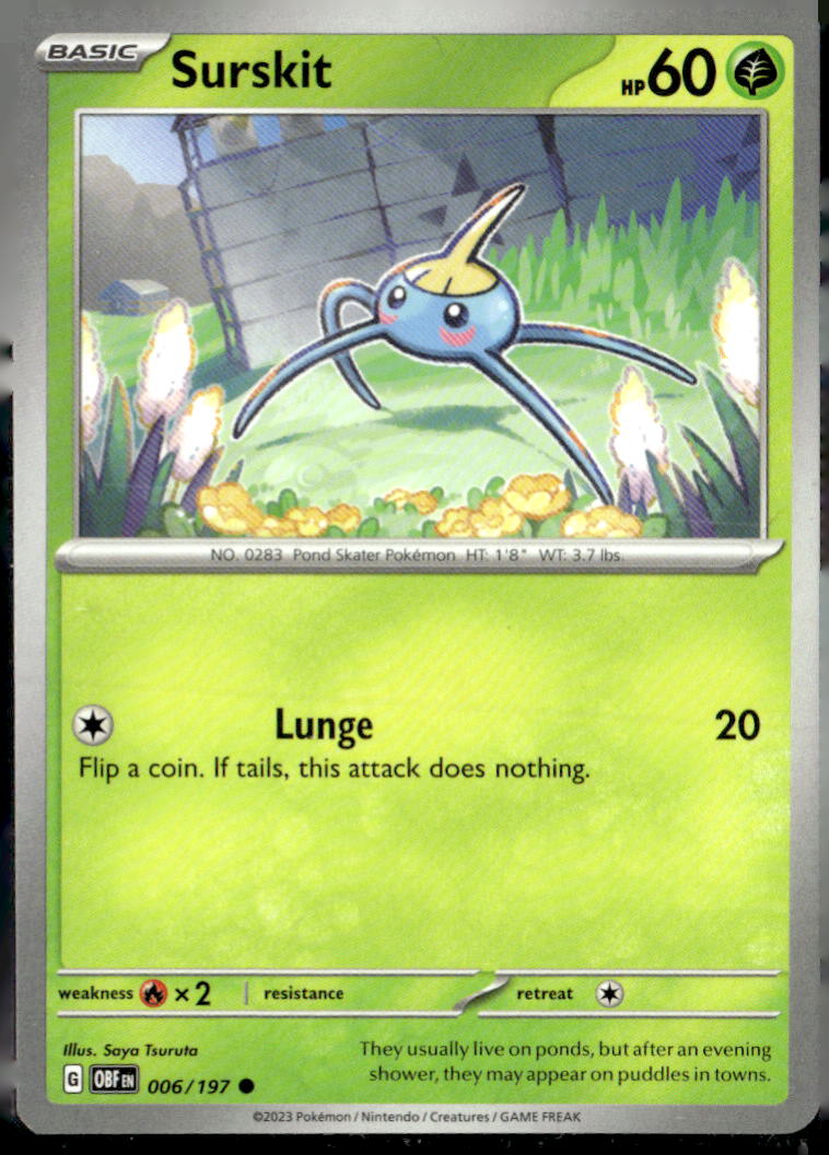 SV03: Obsidian Flames #006/197 Surskit