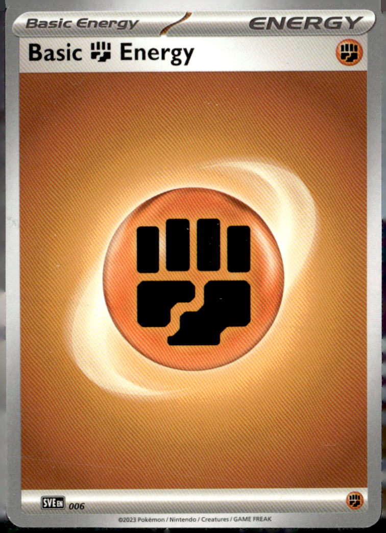 SVE: Scarlet & Violet Energies #006 Basic Fighting Energy