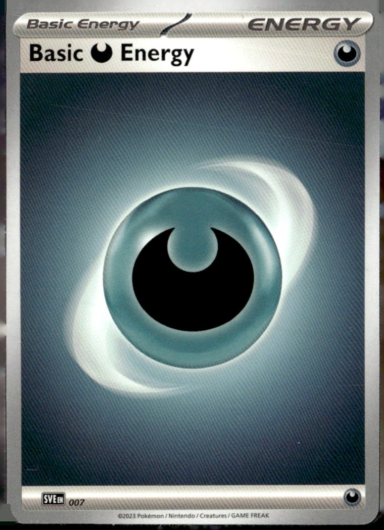 SVE: Scarlet & Violet Energies #007 Basic Darkness Energy