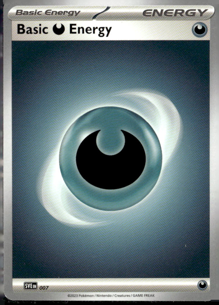 SVE: Scarlet & Violet Energies #007 Basic Darkness Energy