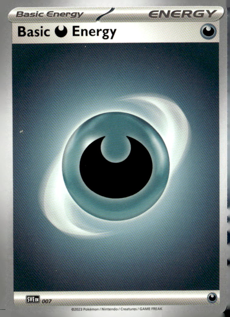 SVE: Scarlet & Violet Energies #007 Basic Darkness Energy