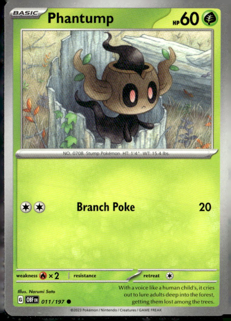 SV03: Obsidian Flames #011/197 Phantump