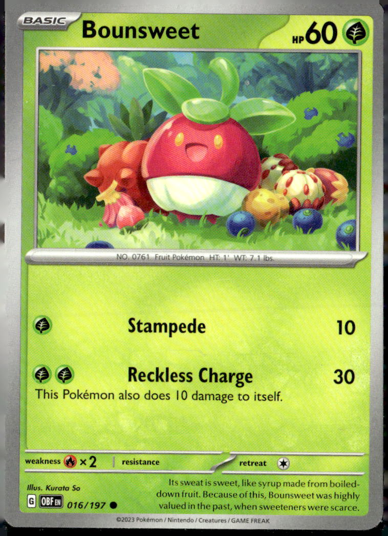 Miscellaneous Cards & Products #016/197 Bounsweet