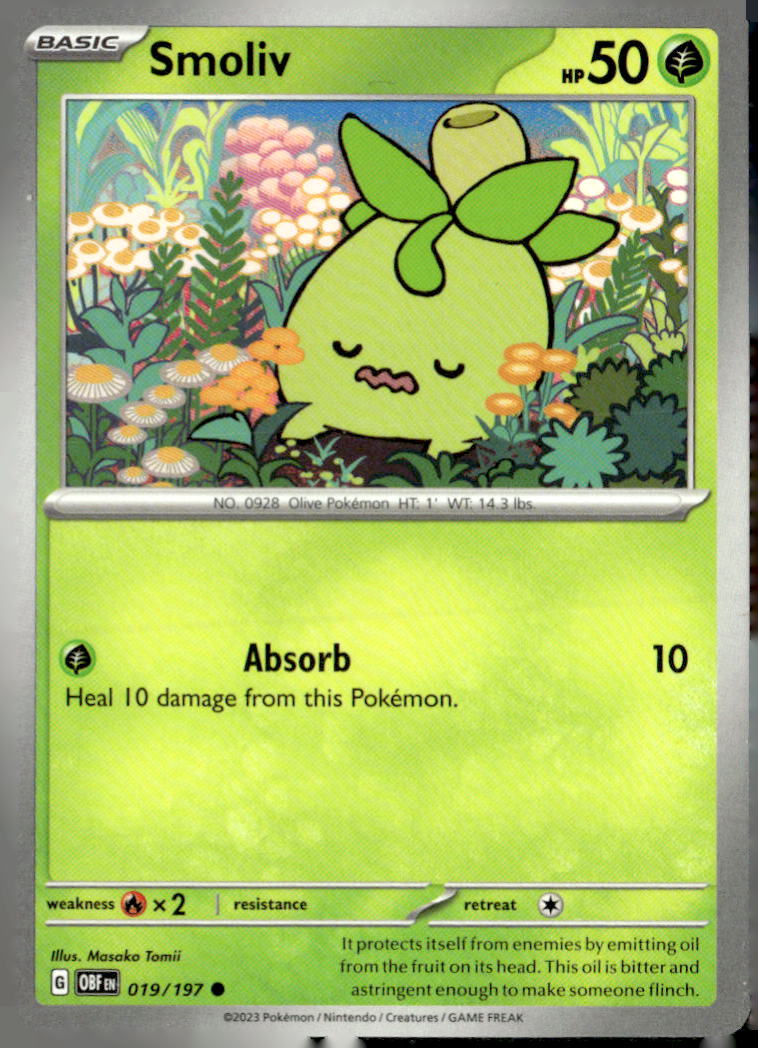 SV03: Obsidian Flames #019/197 Smoliv