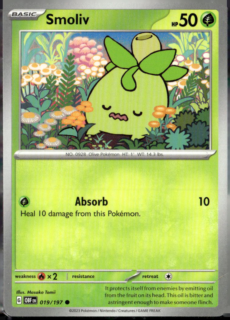 SV03: Obsidian Flames #019/197 Smoliv