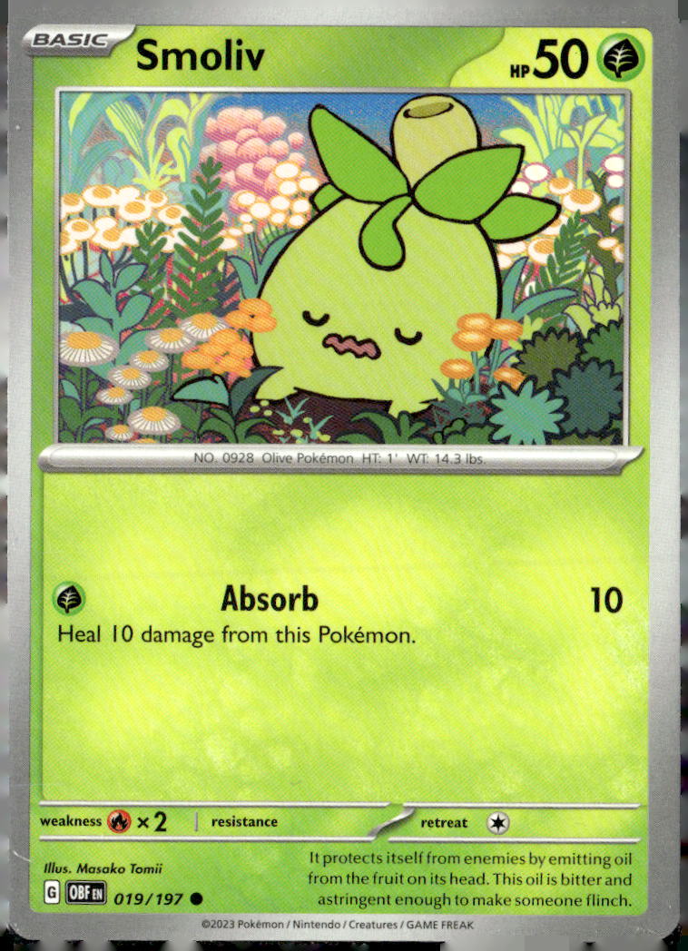 SV03: Obsidian Flames #019/197 Smoliv