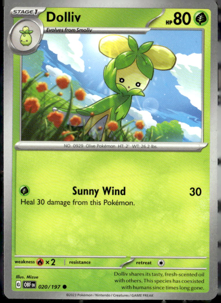 SV03: Obsidian Flames #020/197 Dolliv