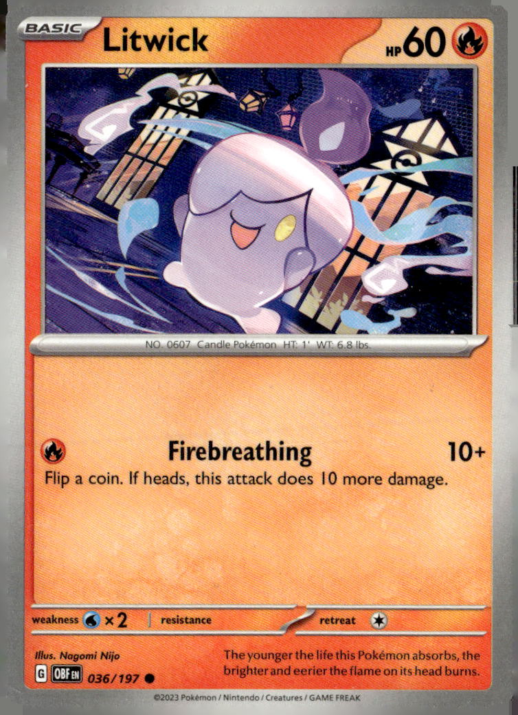 SV03: Obsidian Flames #036/197 Litwick
