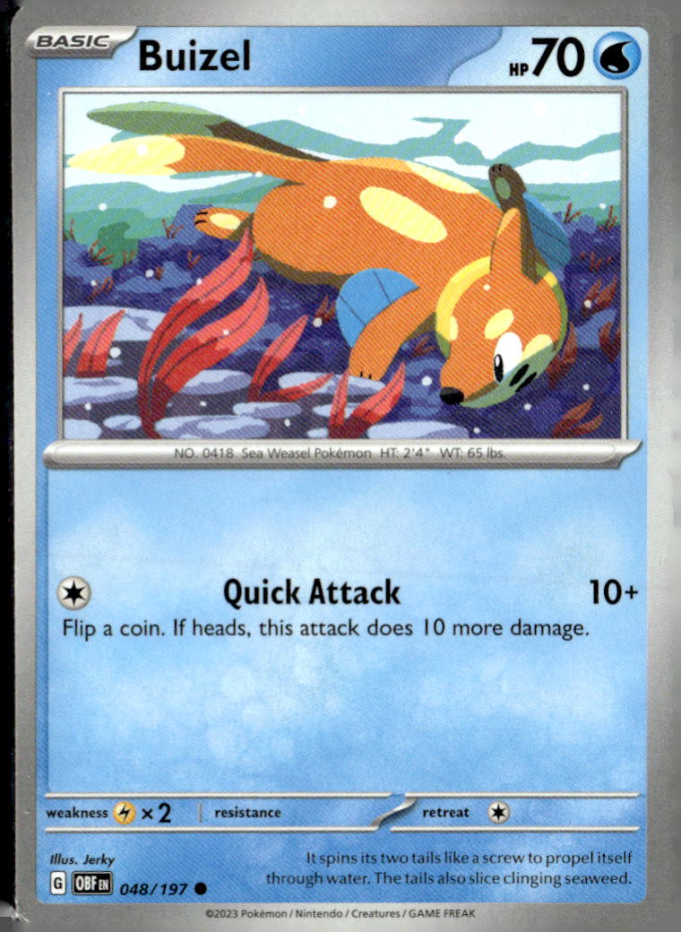 SV03: Obsidian Flames #048/197 Buizel