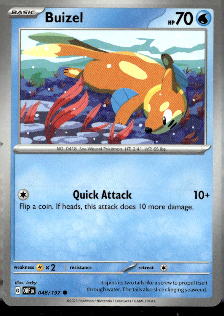 SV03: Obsidian Flames #048/197 Buizel