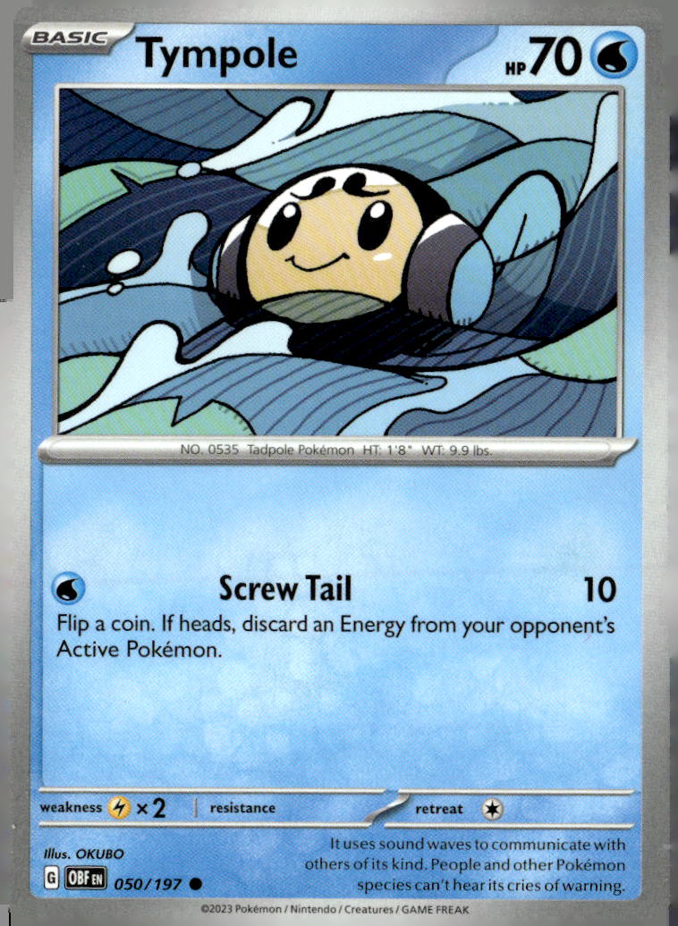 SV03: Obsidian Flames #050/197 Tympole