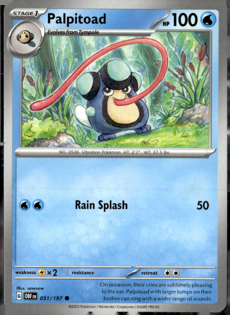 SV03: Obsidian Flames #051/197 Palpitoad
