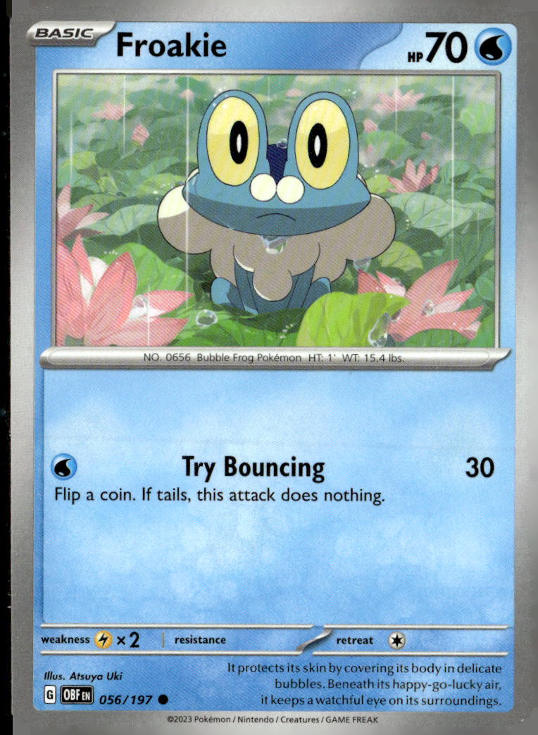 Miscellaneous Cards & Products #056/197 Froakie
