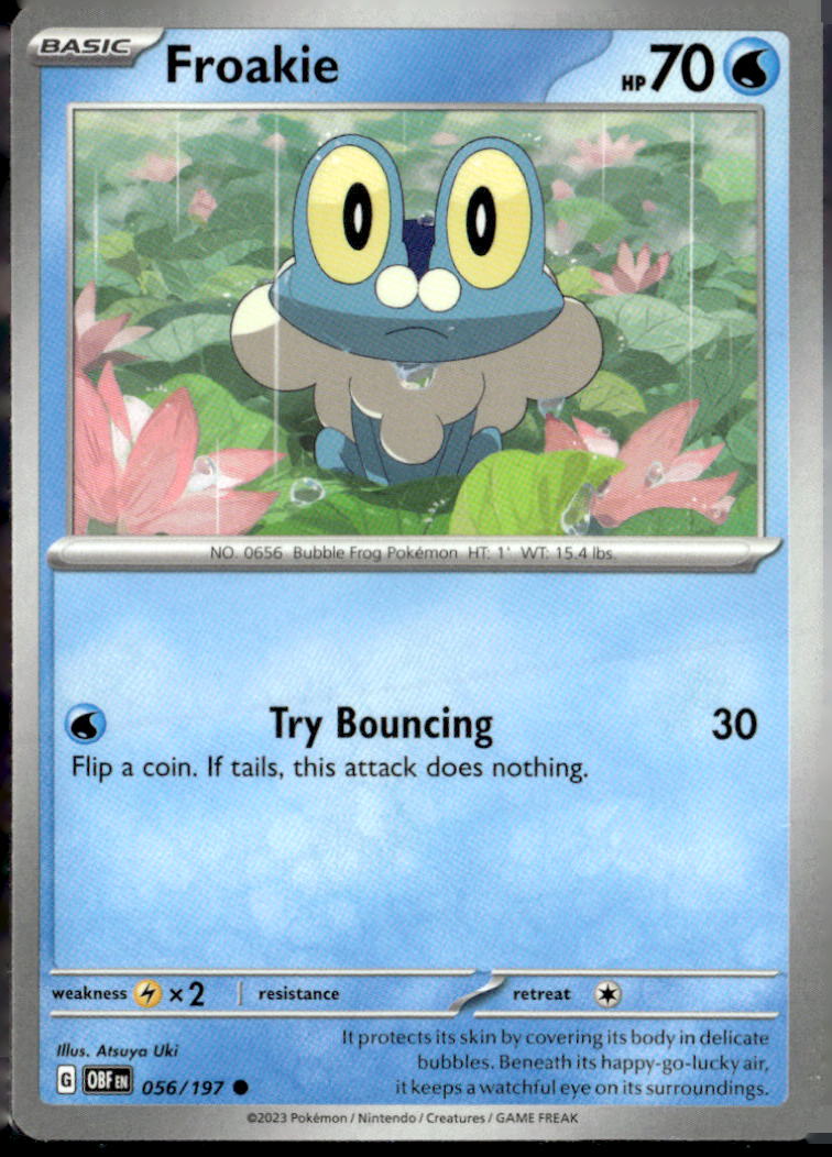 SV03: Obsidian Flames #056/197 Froakie