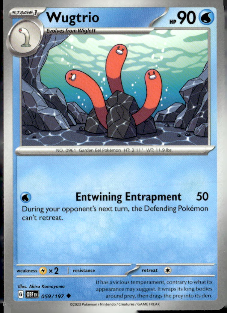 SV03: Obsidian Flames #059/197 Wugtrio