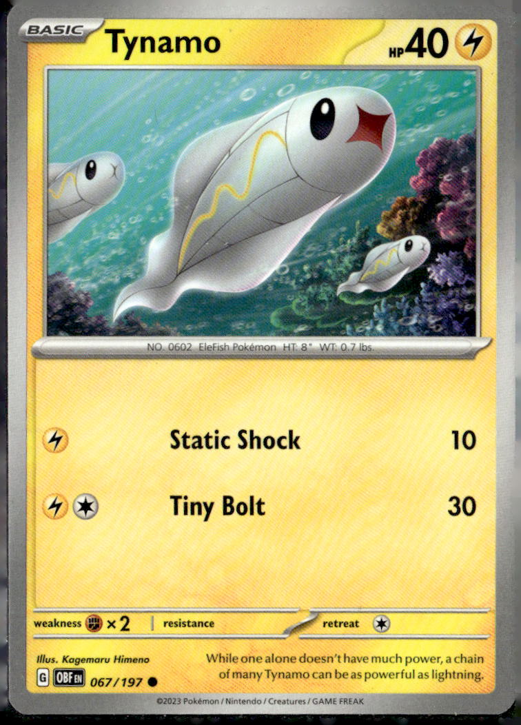 SV03: Obsidian Flames #067/197 Tynamo