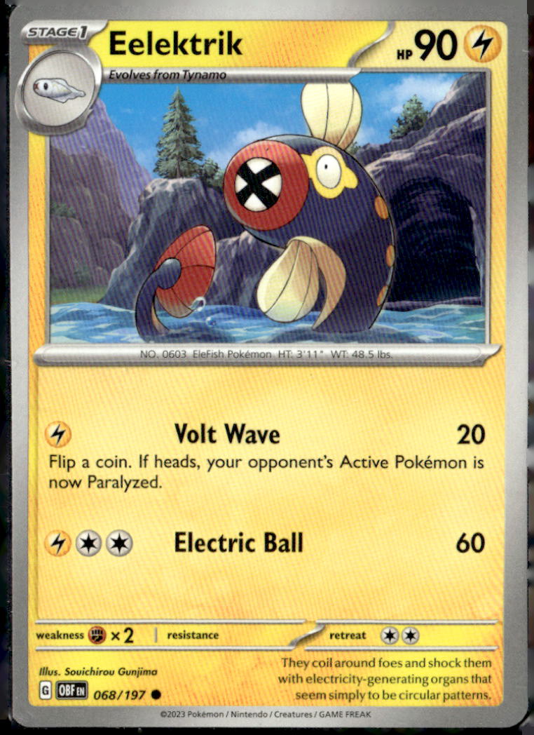 SV03: Obsidian Flames #068/197 Eelektrik