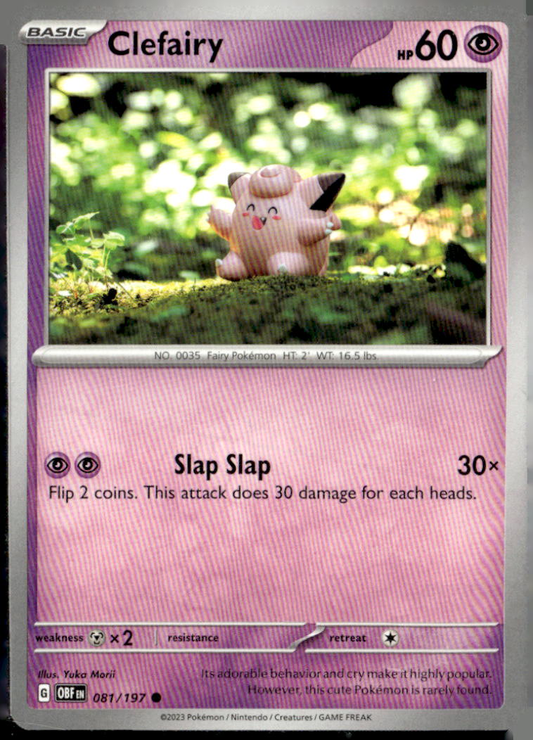 SV03: Obsidian Flames #081/197 Clefairy